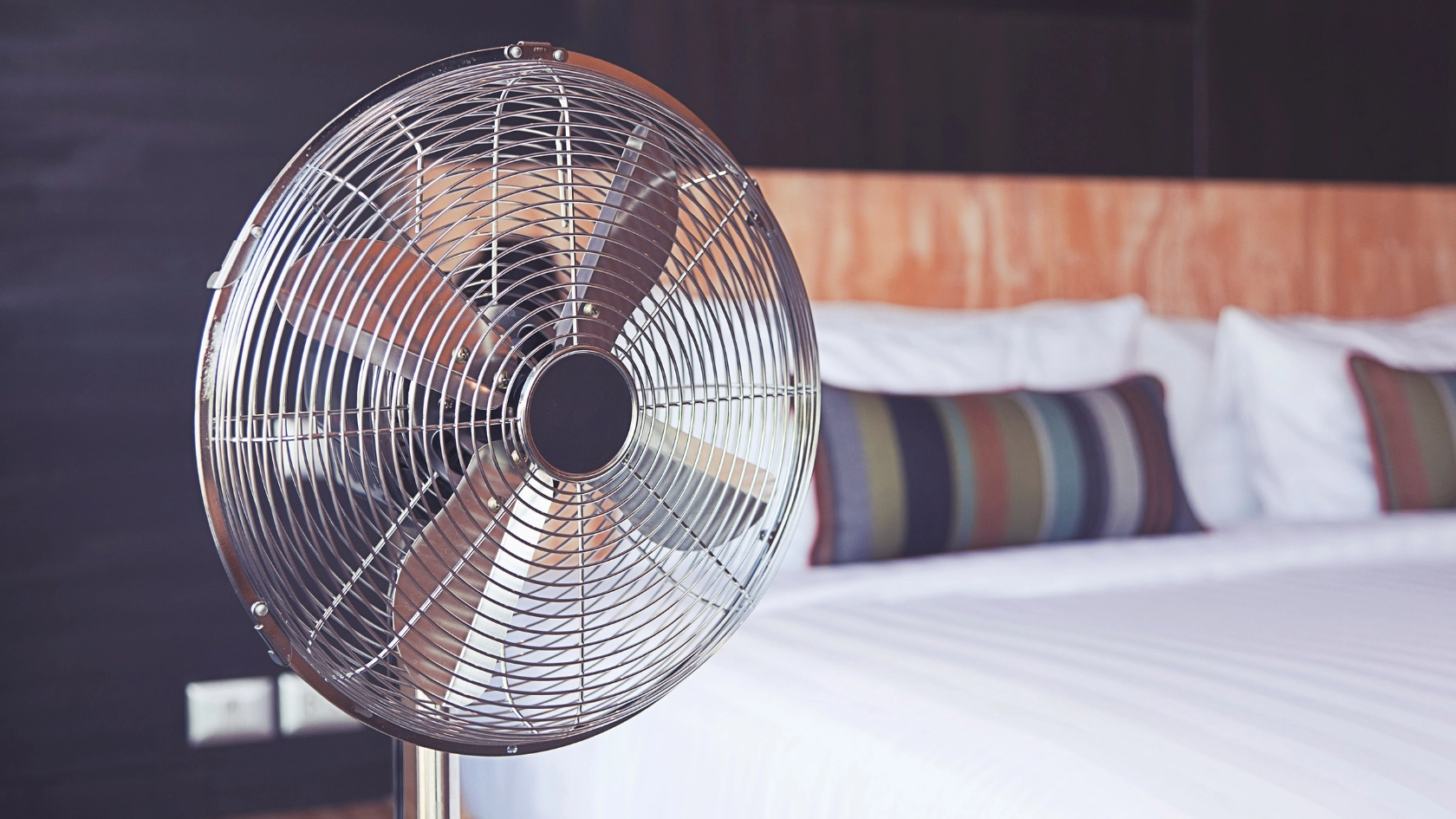 Ventilator im Schlafzimmer