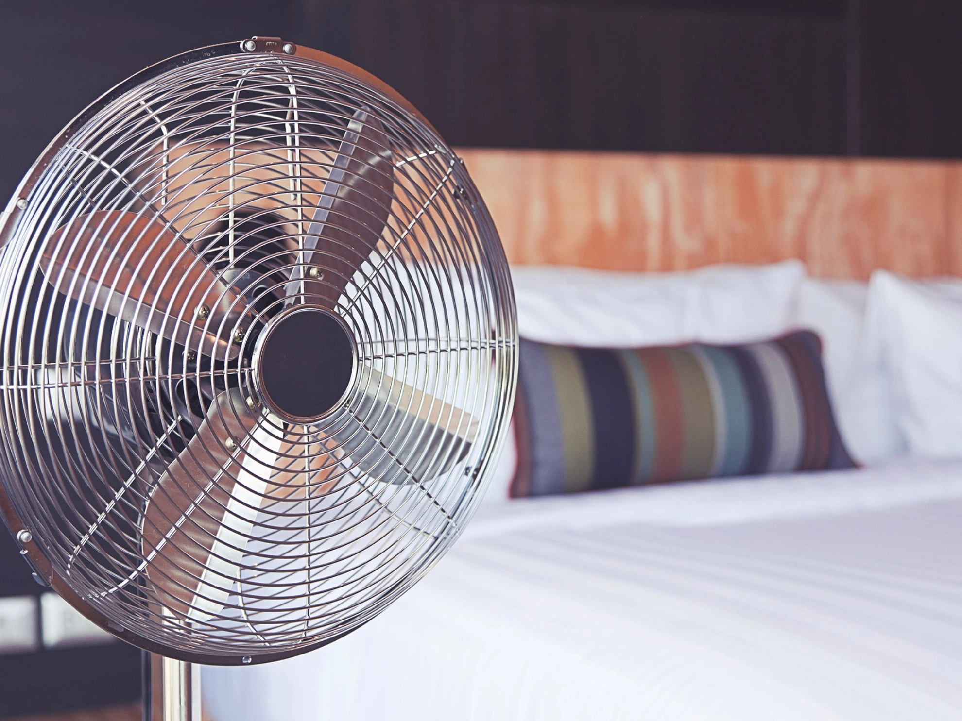 Ventilator im Schlafzimmer